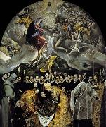 GRECO, El The Burial of the Count of Orgaz oil painting reproduction